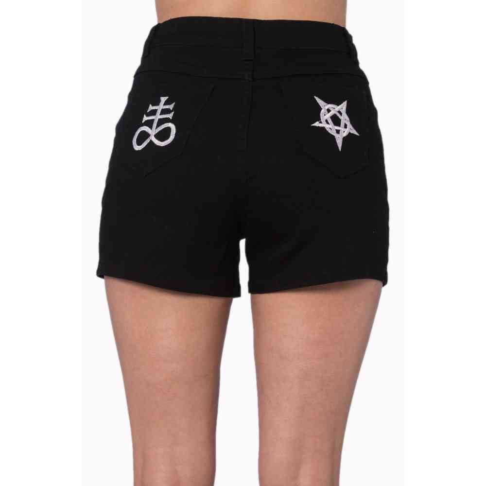 Banned - SULPHUR Pantalon court - Noir